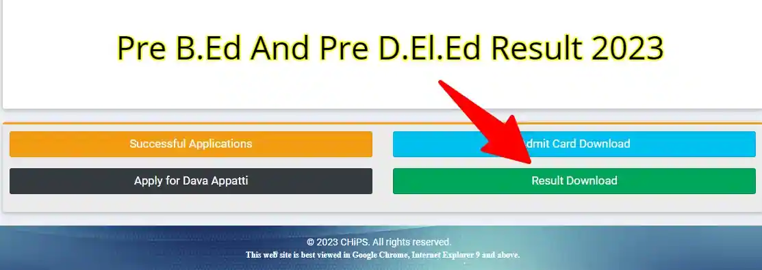 CG Vyapam Pre B.Ed Result 2023