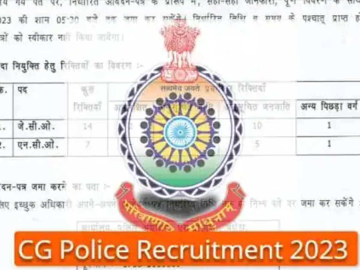 CG Police Constable 5967 Post।। Chhattisgarh Police Constable Online Form  2023।। New vacancy - YouTube
