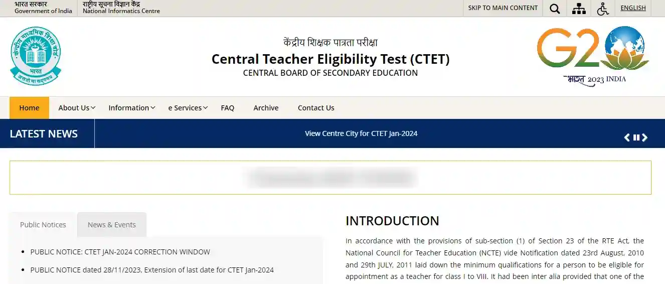 Ctet.nic Admit Card 2024 Download